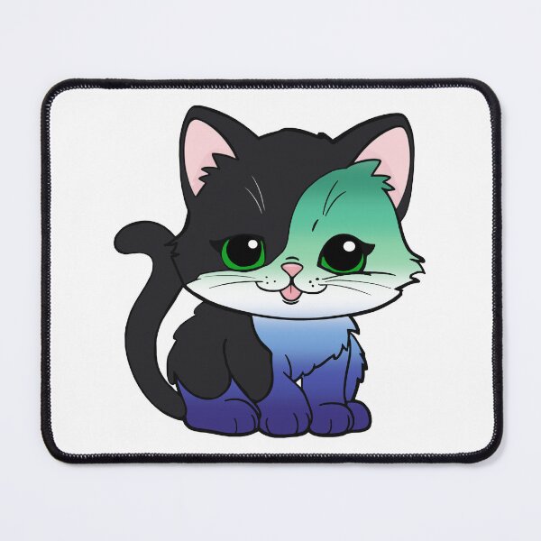 Item preview, Kawaii Gay MLM Cat – MLM Pride Cute Design designed and sold by Travelslightly.