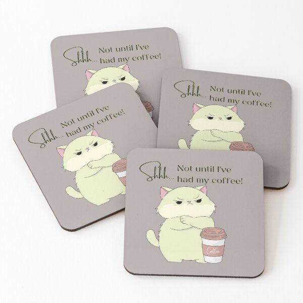 Item preview, Shhh.. not until I've had my coffee designed and sold by LiskoDesign.