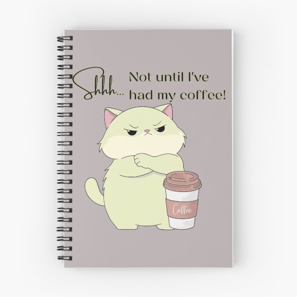 Item preview, Shhh.. not until I've had my coffee designed and sold by LiskoDesign.