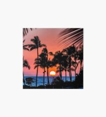 Oahu Sunset Art Board