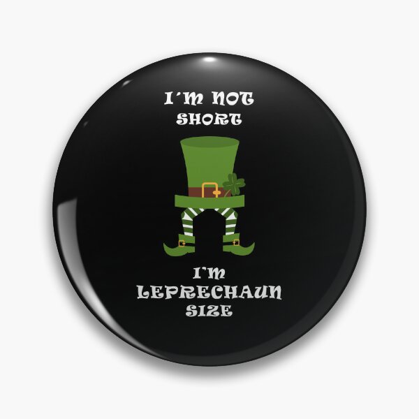 Item preview, Leprechaun's legs with green tights and big green hat celebrating St. Patrick, joke about his size. designed and sold by Martapp.