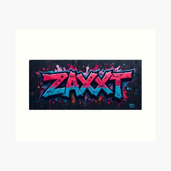 Aperçu de l'œuvre ZAXXT 2 créée et vendue par StreetwearE2S.