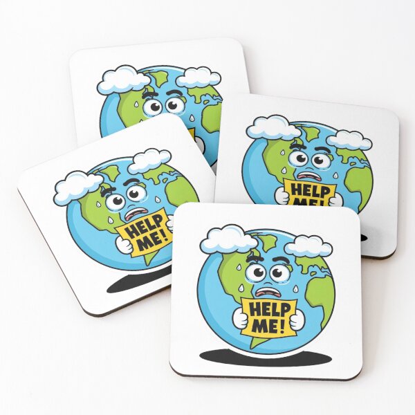 Item preview, Sad Earth Holding Help Me Sign Climate Crisis designed and sold by ibobo4656.
