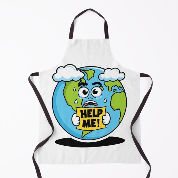Item preview, Sad Earth Holding Help Me Sign Climate Crisis designed and sold by ibobo4656.