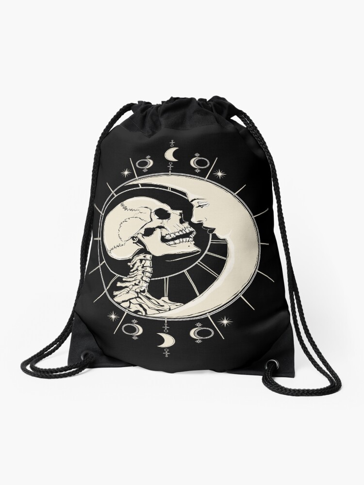 Thumbnail 1 of 3, Drawstring Bag, Kissed by the Moonlight designed and sold by VonKowen.