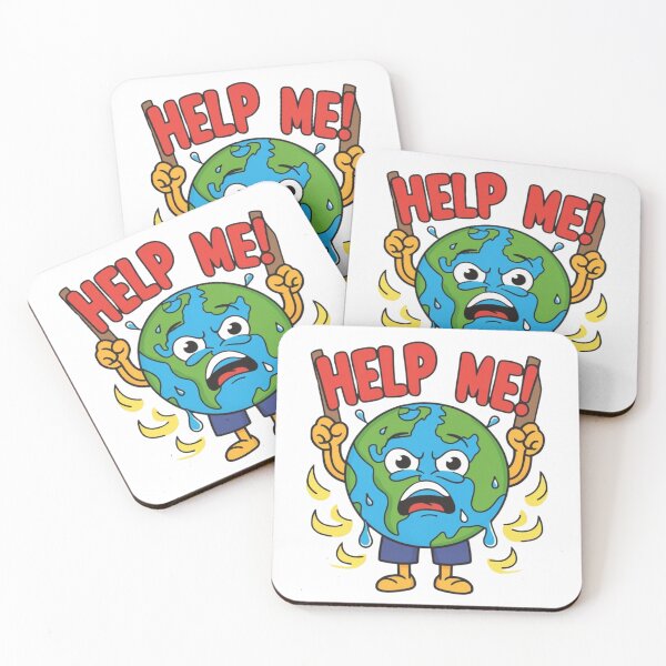 Item preview, Earth Holding Help Me Sign Climate Crisis designed and sold by ibobo4656.