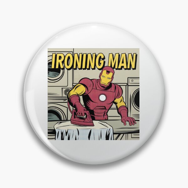 Item preview, Ironing Man, Superhero, parody, meme, funnyfits70, Humor, Funny, retro, vintages, funny quotes, animal humor, designed and sold by FunnyFits70.