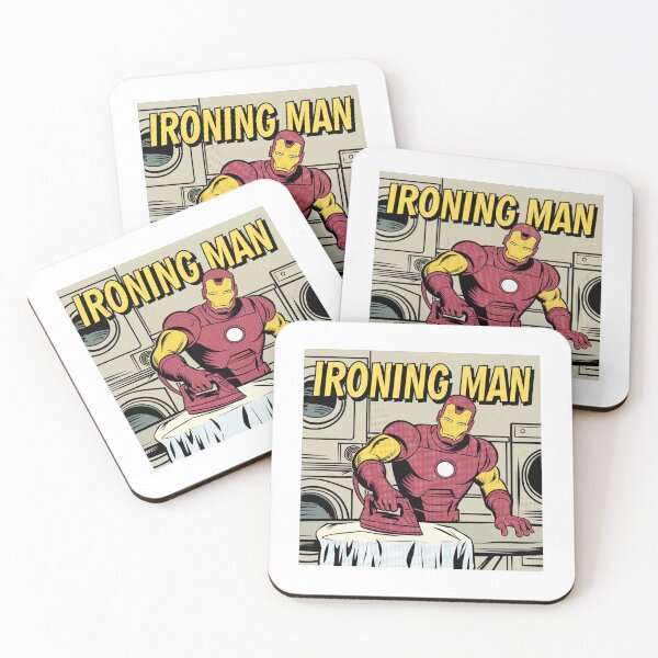 Item preview, Ironing Man, Superhero, parody, meme, funnyfits70, Humor, Funny, retro, vintages, funny quotes, animal humor, designed and sold by FunnyFits70.