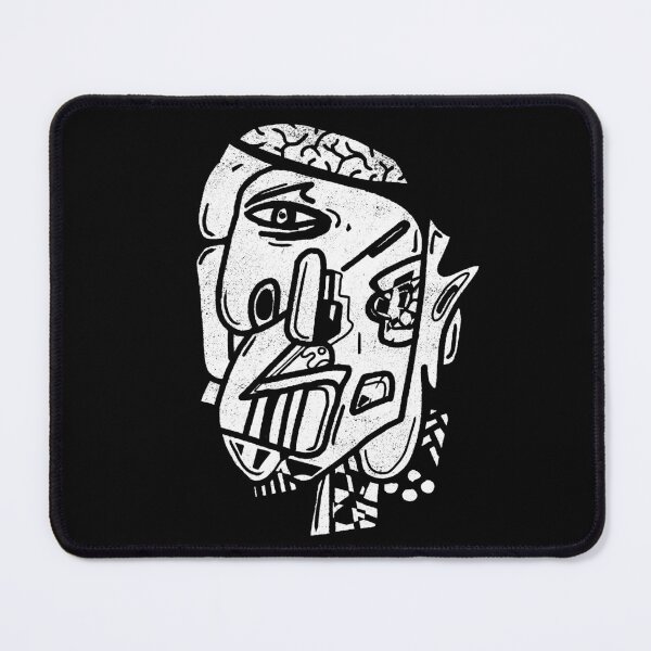 Item preview, Abstract Angry Head with Brain Showing - Abstract art Face  designed and sold by AnAzArt.
