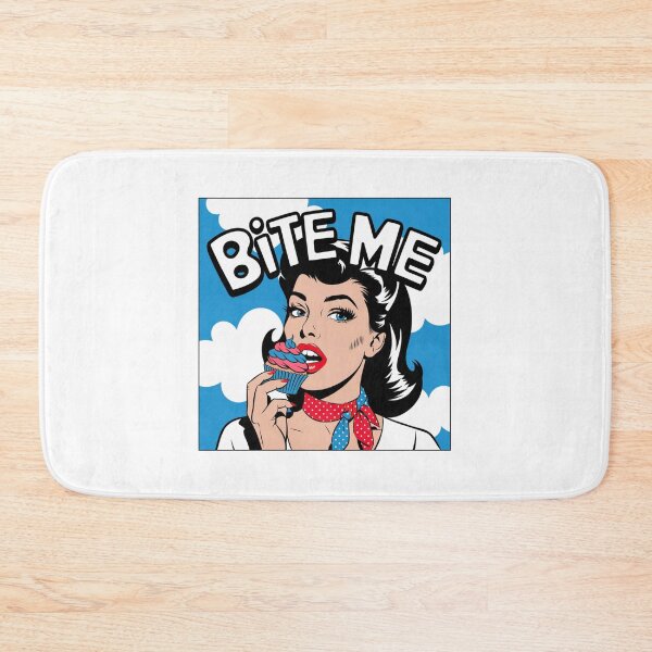 Item preview, Bite Me, Sweetness with a Side of Sass, meme, funnyfits70, Humor, Funny, retro, vintages, funny quotes, animal humor, designed and sold by FunnyFits70.