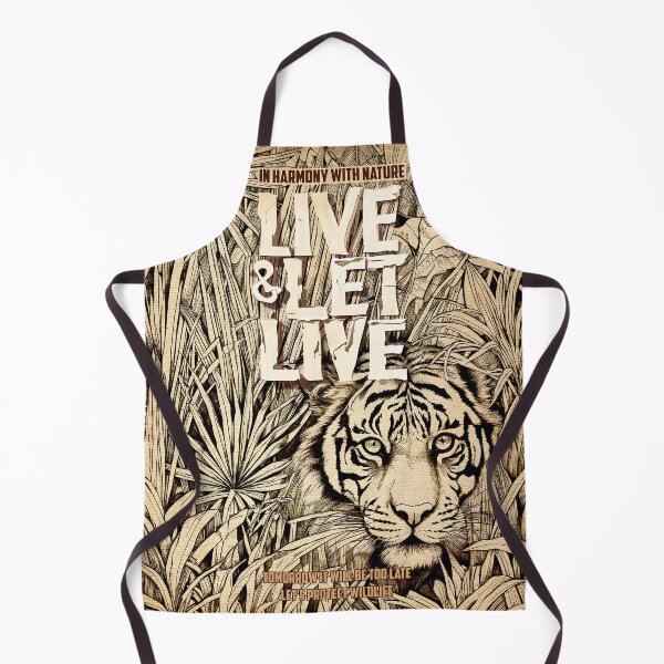 Item preview, Live & let Live… Bengal Tiger… designed and sold by Designando.