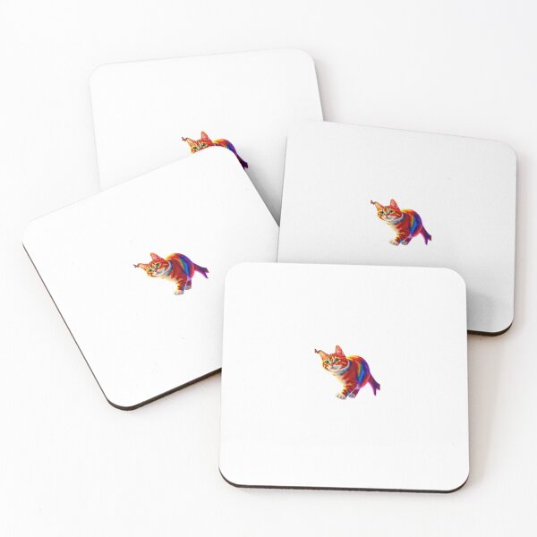 Item preview, Rainbow colored cat designed and sold by Kenji11.