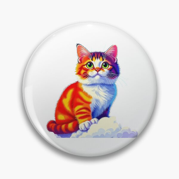 Item preview, Rainbow colored cat designed and sold by Kenji11.