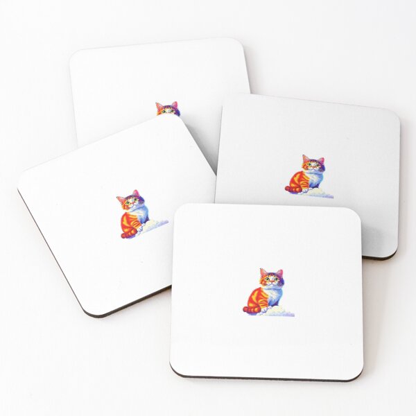 Item preview, Rainbow colored cat designed and sold by Kenji11.
