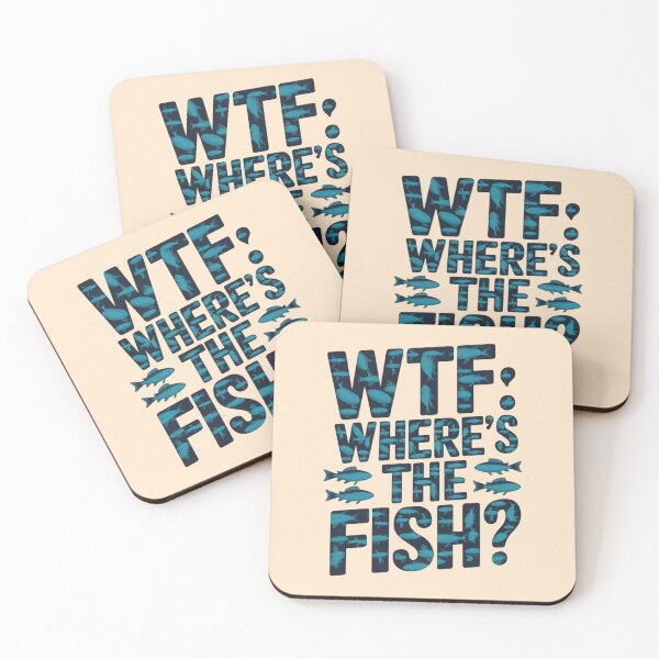 Item preview, WTF: Where's The Fish designed and sold by 123ks.