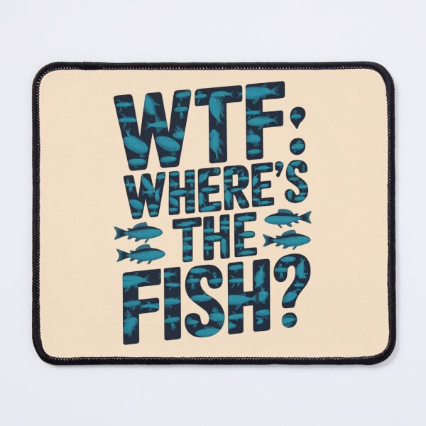 Item preview, WTF: Where's The Fish designed and sold by 123ks.