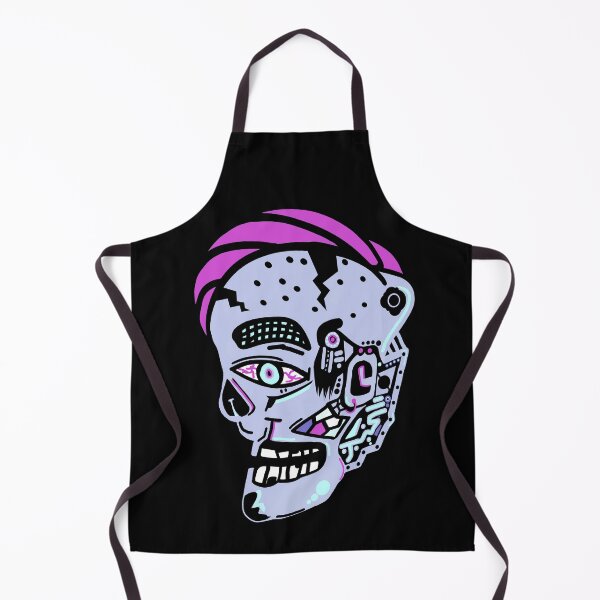 Item preview, Abstract Cyberpunk Zombie Head - Abstract art designed and sold by AnAzArt.
