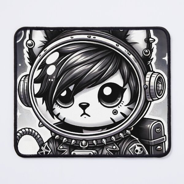 Aperçu de l'œuvre Chaton emo de l'espace créée et vendue par Iainmaynard.