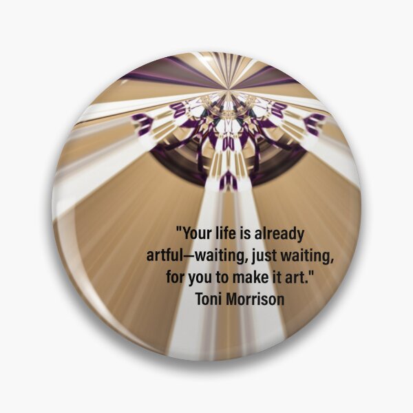 Item preview, Toni Morrison Quote Words to Treasure Art Series  by Jenny Meehan  designed and sold by Jenny Meehan Art Prints and Patterns  .