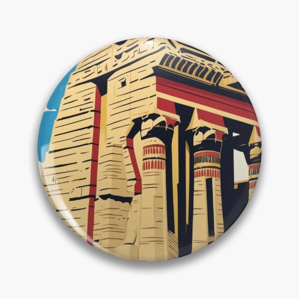 Item preview, Luxor Temple Egypt Vintage Travel Tourism designed and sold by TravelersGems.