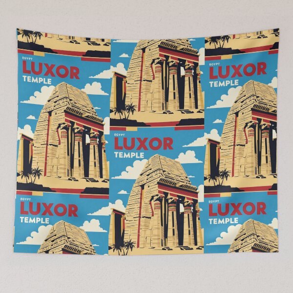 Item preview, Luxor Temple Egypt Vintage Travel Tourism designed and sold by TravelersGems.