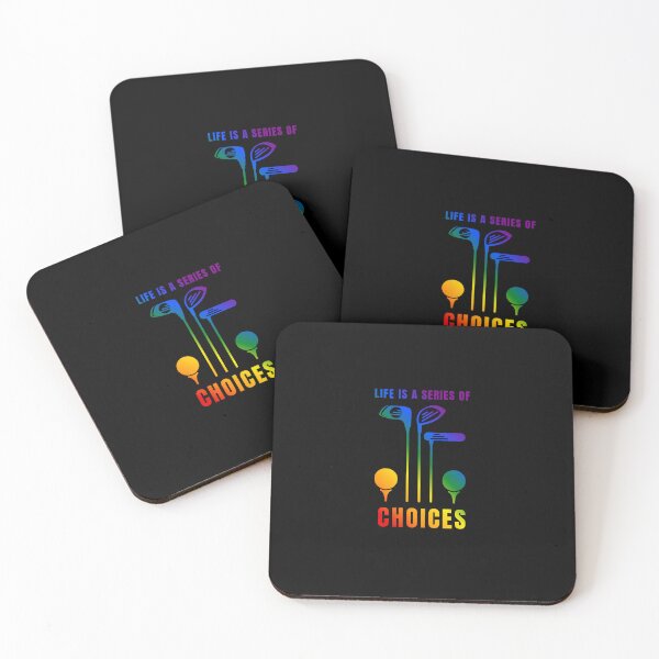 Item preview, Golfing Graphic, Classic pride flag graphic, Life is a series of choices slogan,  LGBTQ Graphic, golf clubs and golf balls rainbow graphic, Outdoors, Golf, Golf course, designed and sold by PrideBeProud.