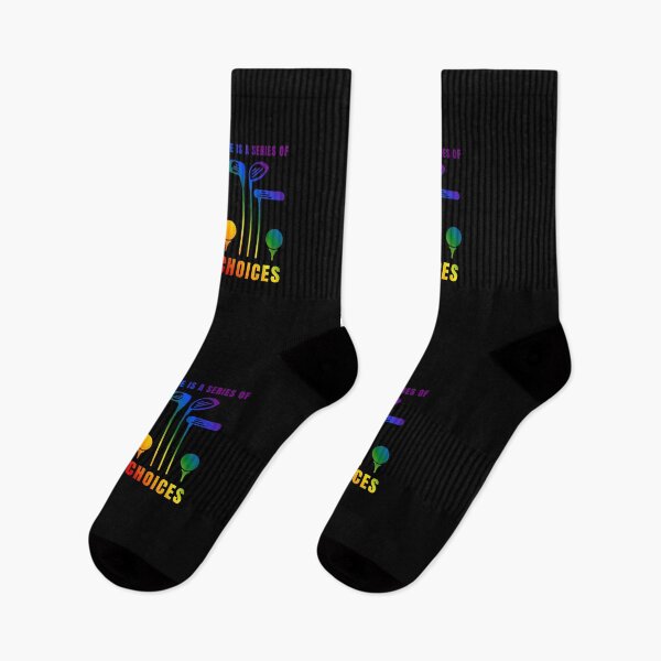 Item preview, Golfing Graphic, Classic pride flag graphic, Life is a series of choices slogan,  LGBTQ Graphic, golf clubs and golf balls rainbow graphic, Outdoors, Golf, Golf course, designed and sold by PrideBeProud.