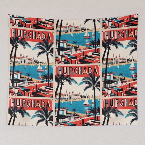 Item preview, Hurghada Egypt Vintage Travel Tourism designed and sold by TravelersGems.