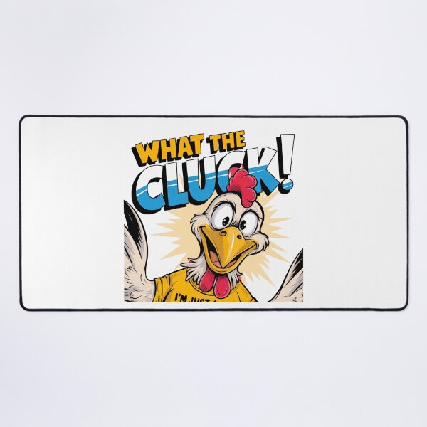 Item preview, WTF, What the cluck, silly chicken, farm life, silly, meme, funnyfits70, Humor, Funny, retro, vintages, funny quotes, animal humor, designed and sold by FunnyFits70.