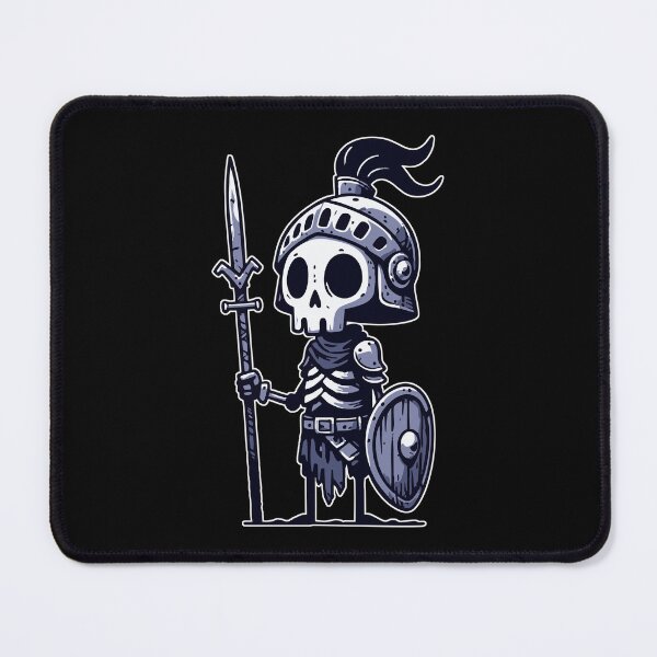 Item preview, Kawaii Skeleton Knight Medieval Fantasy Goth designed and sold by TomFrontierArt.