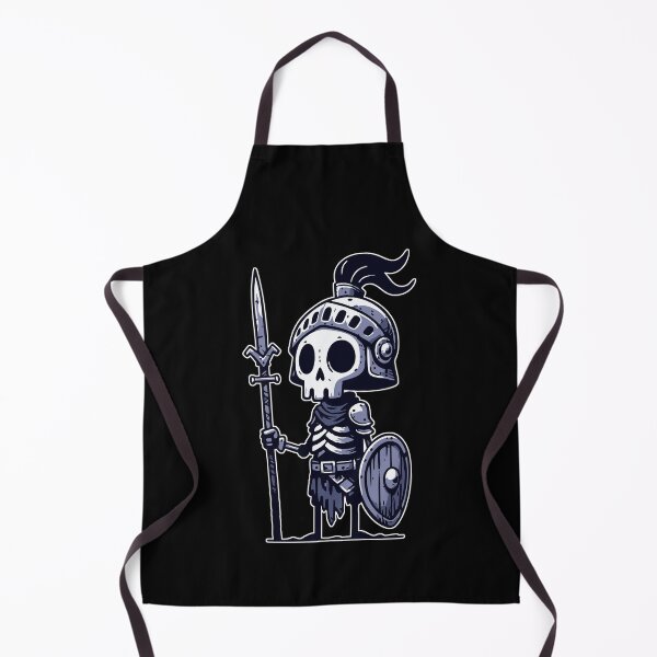 Item preview, Kawaii Skeleton Knight Medieval Fantasy Goth designed and sold by TomFrontierArt.