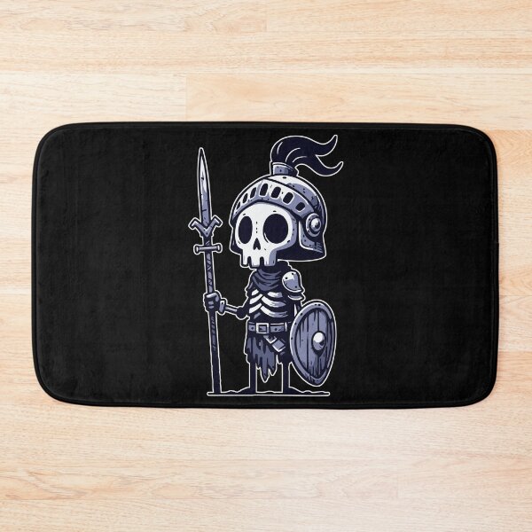 Item preview, Kawaii Skeleton Knight Medieval Fantasy Goth designed and sold by TomFrontierArt.