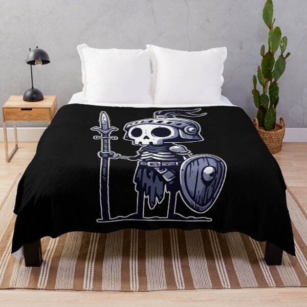 Item preview, Kawaii Skeleton Knight Medieval Fantasy Goth designed and sold by TomFrontierArt.