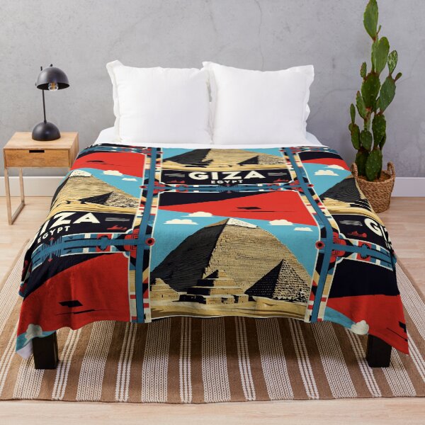 Item preview, Giza Egypt Vintage Travel Tourism designed and sold by TravelersGems.