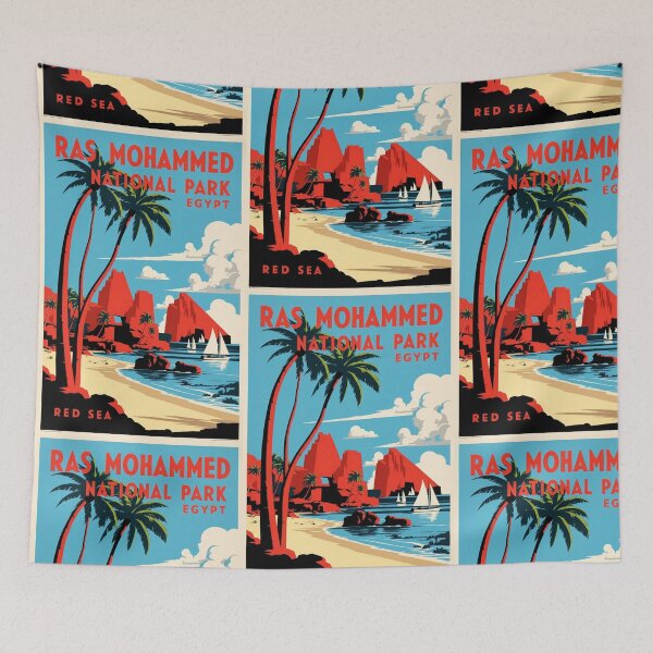Item preview, Ras Mohammed National Park Egypt Vintage Travel Tourism designed and sold by TravelersGems.