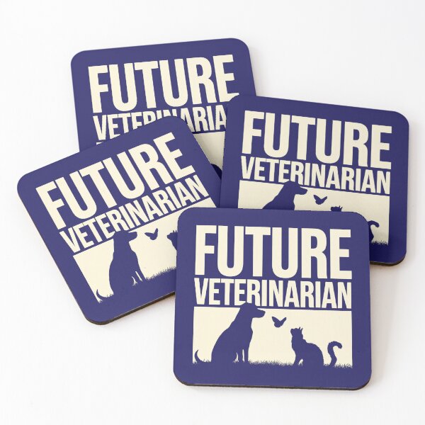Item preview, Future Veterinarian/Cat Dog Silhouette designed and sold by MadCatPrints.