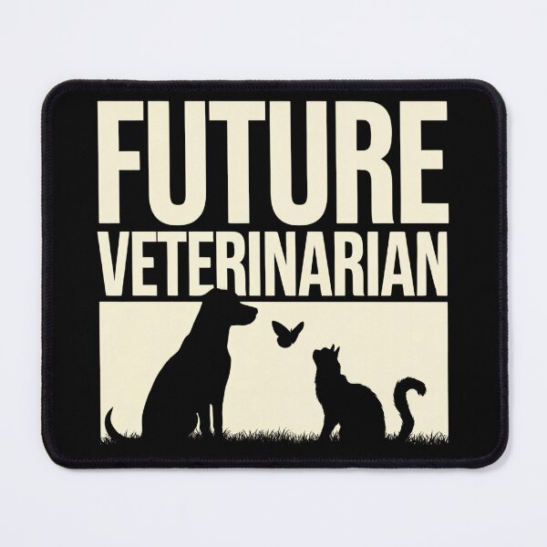 Item preview, Future Veterinarian/Cat Dog Silhouette designed and sold by MadCatPrints.