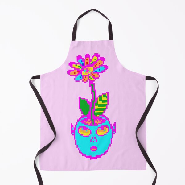 Item preview, Psychedelic Pixel Art POT HEAD designed and sold by bugbeast.