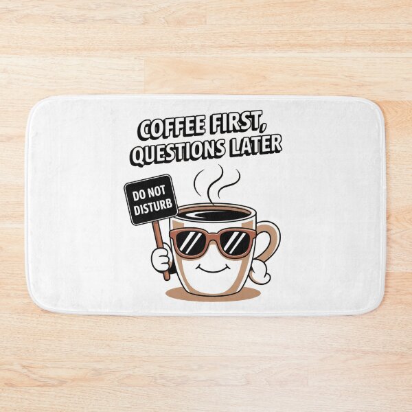Item preview, Coffee first, questions later - Think coffee - The spirit of coffee - Coffee never die - Coffee always and forever - Coffee moments designed and sold by JansenGS.