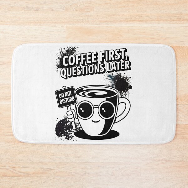 Item preview, Coffee first, questions later - Say coffee - A coffee is forever - Coffee is crazy good - Driven by coffee - Coffee is my sport designed and sold by JansenGS.