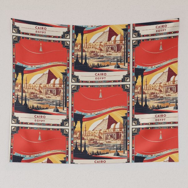 Item preview, Cairo Egypt Vintage Travel Tourism designed and sold by TravelersGems.