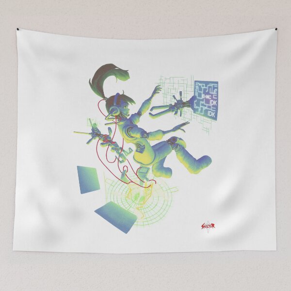 Item preview, E=MC… IDK – Cyberpunk Tinkerer T-Shirt designed and sold by Skelter-Skelter.