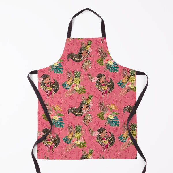 Item preview, Hula Girls Tropical Pattern on Pink designed and sold by KaramfilaS.