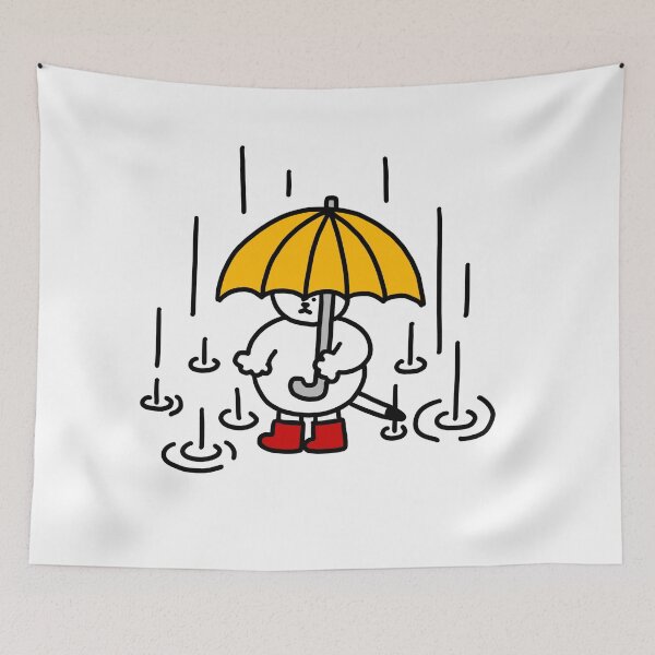 Item preview, a Cat in the rain designed and sold by superbaechoo.