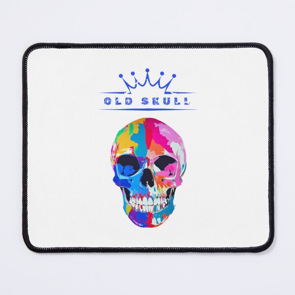 Item preview, Old skull, old school skull, colorful skull, multicolor skull designed and sold by silent-violin.