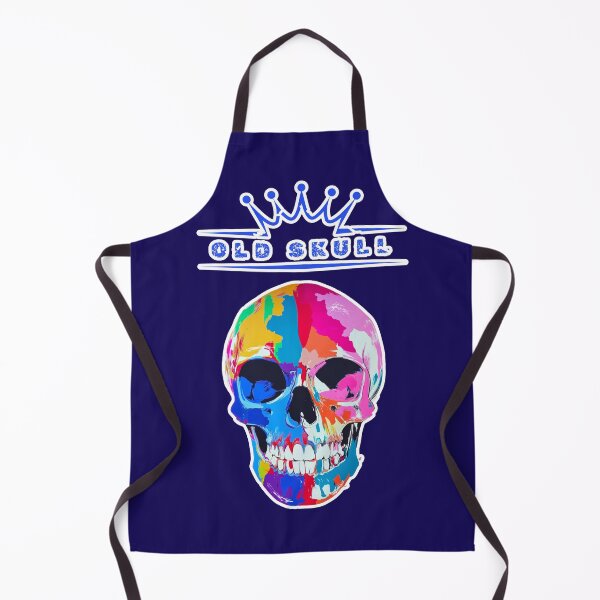 Item preview, Old skull, old school skull, colorful skull, multicolor skull designed and sold by silent-violin.