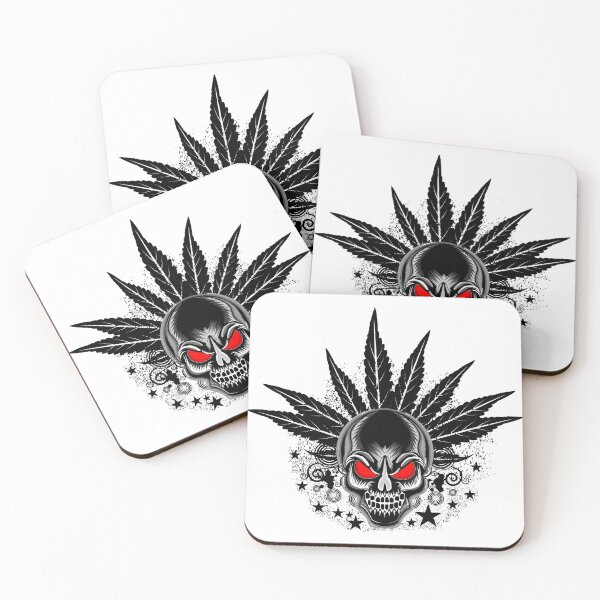 Item preview, Skull Canabis designed and sold by Eiwaprints.