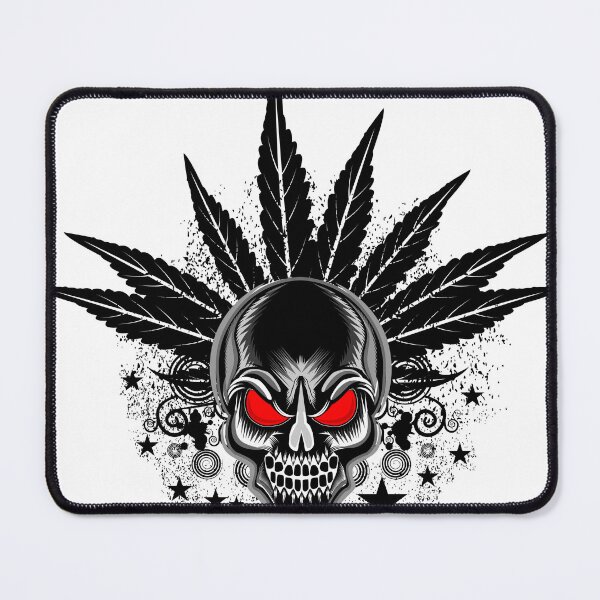Item preview, Skull Canabis designed and sold by Eiwaprints.