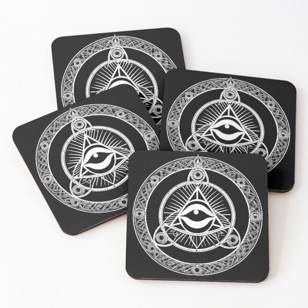 Item preview, The Eye of Unity: Geometric Mysticism in Black and White designed and sold by InkVortexV.