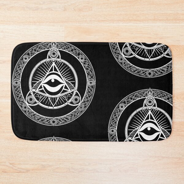 Item preview, The Eye of Unity: Geometric Mysticism in Black and White designed and sold by InkVortexV.